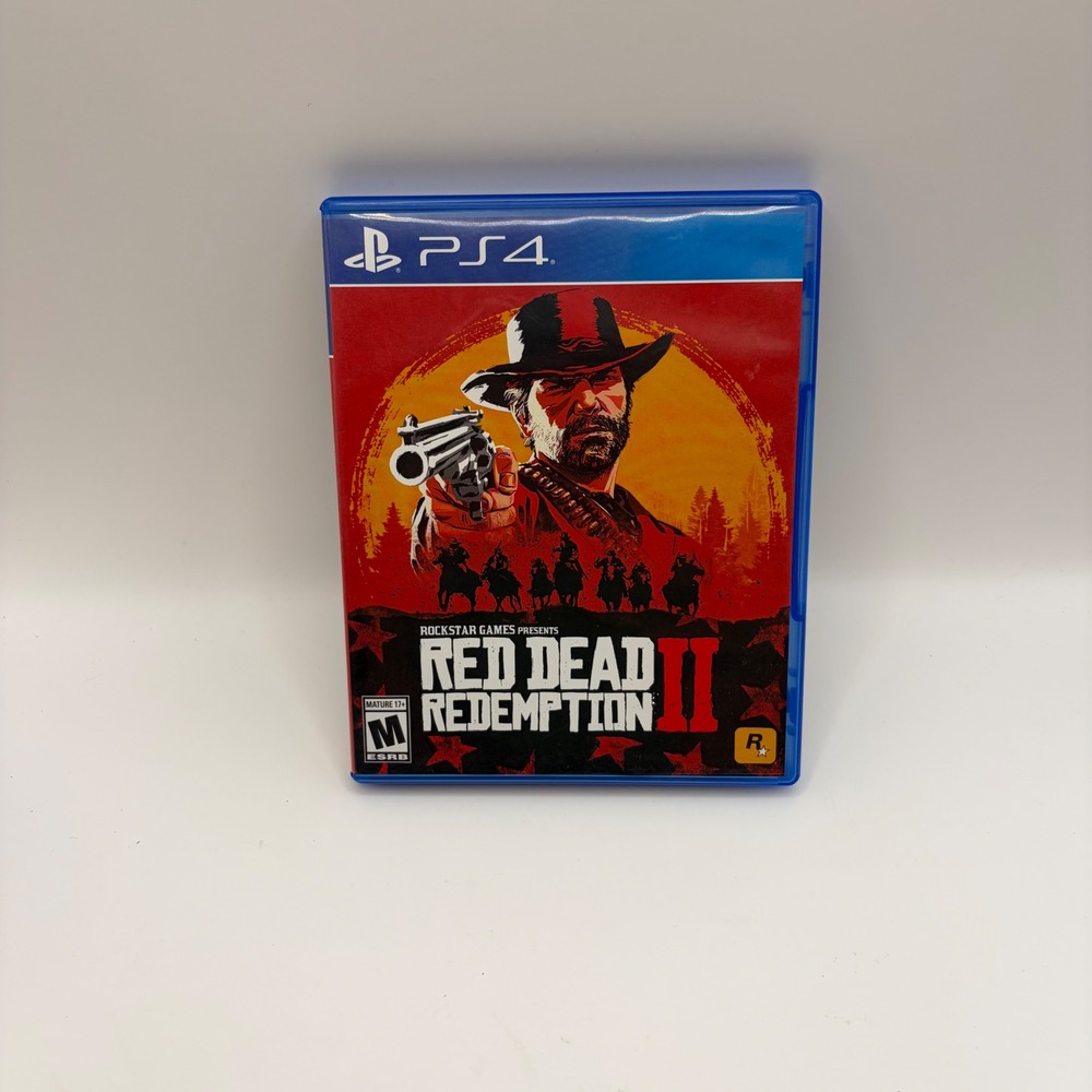 Red Dead Redemption II 2 PS4 PlayStation 4 Rockstar Games 2-Disc Set 47890-3